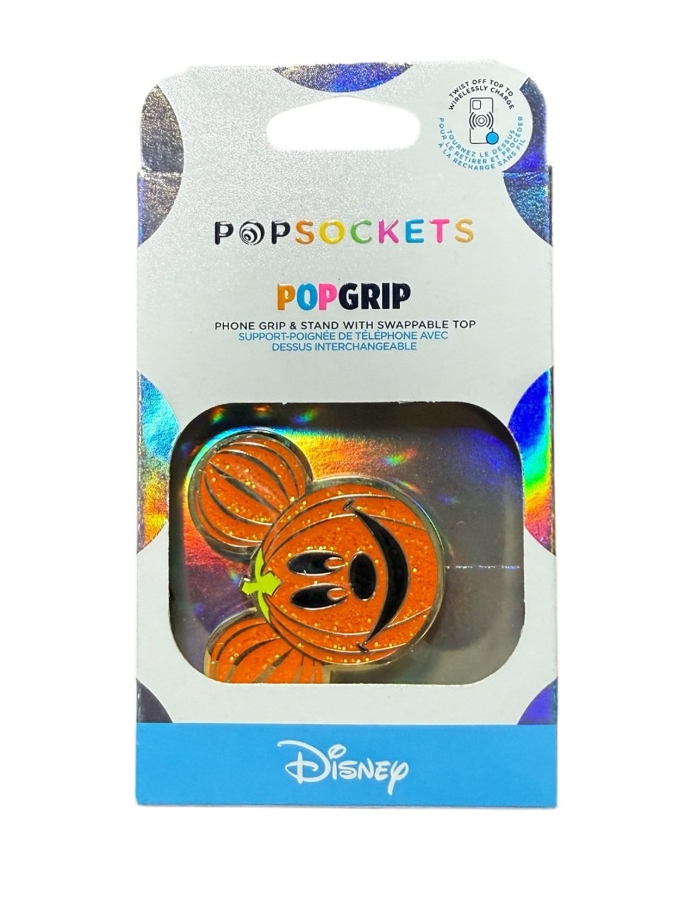 Popsocket Pop Grip Disney Mickey Mouse As Pumpkin Holloween - NWT